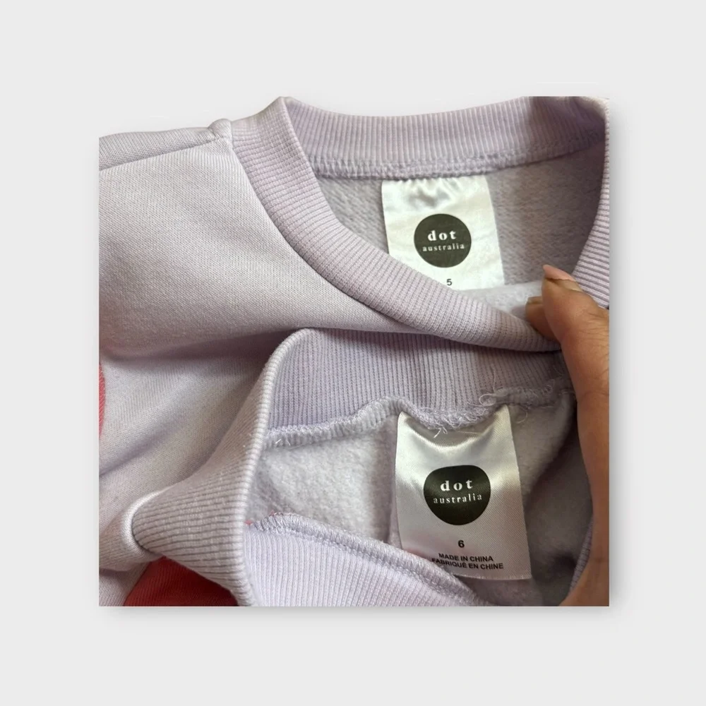 Dot Australia Grow With The Flow Flower Sweatshirt & Jogger Matching Set